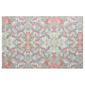 groene roze strepen vogel stof (Fat Quarter)