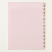 Groene Roze Witte Mint Vlinder Planner (Achterkant)
