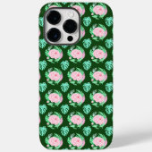 Groene Rozen, monstera & doezelpatroon Case-Mate iPhone Case (Achterkant)