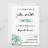 Groene Rozen  Niets ingewikkelds, gewoon liefdesvl Kaart (Voorkant)