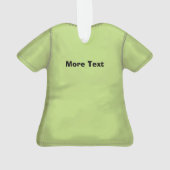 groene Rozen Nurse medische scrubs ornament, Ornament (achterkant)