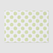 Groene rozen op witte tissue paper