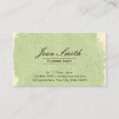 groene Rozen Vloerwinkel Visitekaartje (Voorkant)