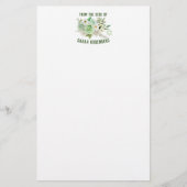 Groene Rozen voor 5,5 x 8,5-inch papier (Voorkant)
