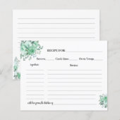 Groene Rozen Vrijgezellenfeest Kaart ontvangen (Voorkant / Achterkant)