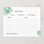 Groene Rozen Vrijgezellenfeest Kaart ontvangen (Voorkant)