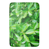 Groene rubberen boombladeren, Memory Foam badmat (Voorkant Verticaal)