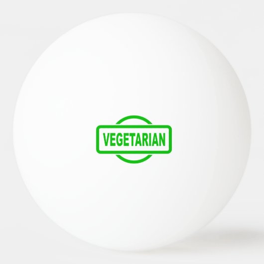 Groene rubberzegel pingpongbal (Voorkant)