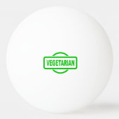 Groene rubberzegel pingpongbal (Achterkant)