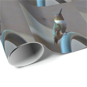 Groene Ruby kleine Hummingbird Cadeaupapier (Rol Hoek)