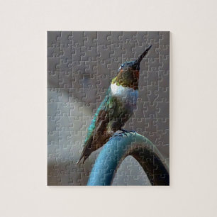 Groene Ruby kleine Hummingbird Legpuzzel