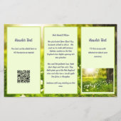 Groene Ruimte Bedrijfslogo Brochure (Achterkant)