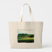 groene ruimte grote tote bag (Achterkant)