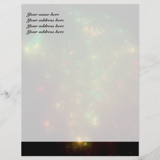 Groene ruimte persoonlijk briefhoofd (Voorkant)