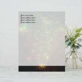 Groene ruimte persoonlijk briefhoofd (Staand voorkant)