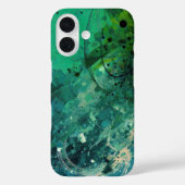Groene ruis Abstract Case-Mate iPhone Case (Achterkant)