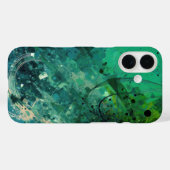 Groene ruis Abstract Case-Mate iPhone Case (Achterkant (horizontaal))