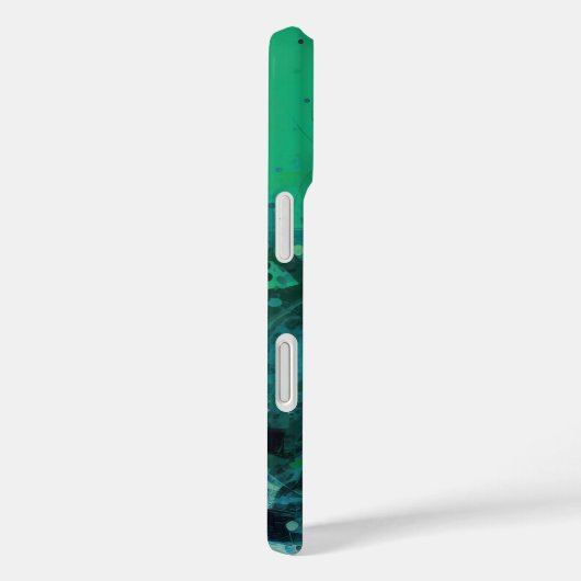 Groene ruis Abstract Case-Mate iPhone Case (Achterkant / Rechts)