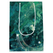 Groene ruis Abstract Medium Cadeauzakje (Achterkant)
