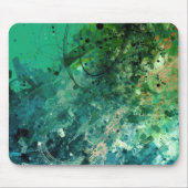 Groene ruis Abstract Muismat (Voorkant)