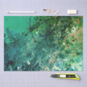 Groene ruis Abstract Tissuepapier (Craft)