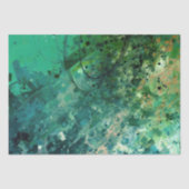 Groene ruis Abstract Tissuepapier (Voorkant)