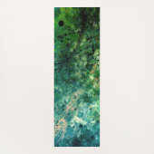 Groene Ruis Abstract Yogamat (Achterkant)