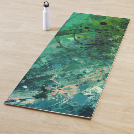 Groene Ruis Abstract Yogamat
