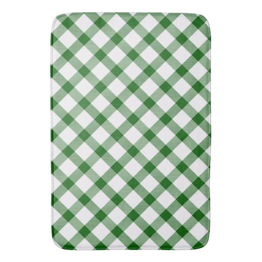 Groene ruit badmat (Voorkant Verticaal)