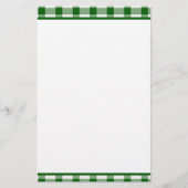 Groene ruit briefpapier (Voorkant)