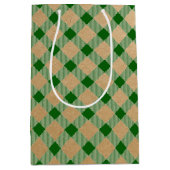 Groene ruit cadeautas medium (Voorkant)
