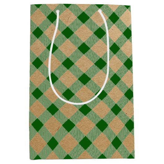 Groene ruit cadeautas medium (Voorkant)