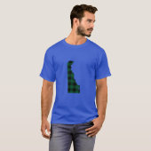 Groene ruit Delaware T-shirt (Voorkant volledig)