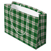 Groene ruit groot cadeauzakje (Achterkant Gekanteld)