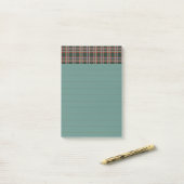 Groene ruit Kerst Post-it-notities cadeau Post-it® Notes (Op bureau)