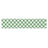 Groene ruit korte tafelloper (Horizontaal)