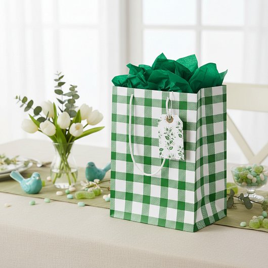 Groene ruit  medium cadeauzakje