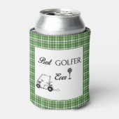Groene ruit Mijn drinkteam heeft een golfprobleem Blikjeskoeler (Blikje Voorkant)