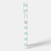Groene ruit, monogram Case-Mate iPhone case (Achterkant / Links)