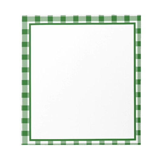 Groene ruit  notitieblok (Voorkant)