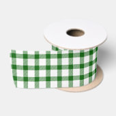 Groene ruit  satijnen lint (Spoel)