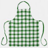 Groene ruit  schort (Voorkant)