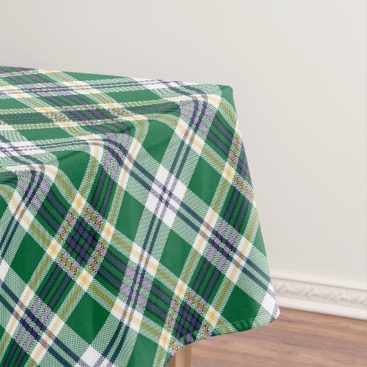 Groene ruit tartan tafelkleed (Voorbeeld)
