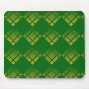 groene ruiten muismat