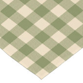 Groene ruitpatroon tafelloper (Hoek)
