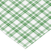 Groene ruitprint tafelkleed (Gekanteld)