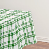 Groene ruitprint tafelkleed (Voorbeeld)
