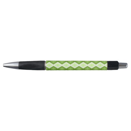 Groene ruitvormig patroon van Chartreuse Pen (Voorkant)