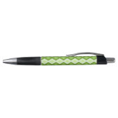 Groene ruitvormig patroon van Chartreuse Pen (Bovenkant)
