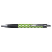 Groene ruitvormig patroon van Chartreuse Pen (Achterkant)